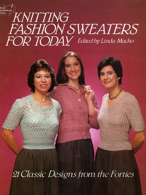 cover image of Knitting Fashion Sweaters for Today